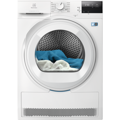 Electrocasnice - Uscător de rufe cu pompă de căldură Electrolux EW7D283VE, capacitate 8 kg, clasa energetică A++, Alb