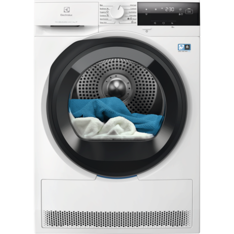 Uscatoare de rufe - Uscător de rufe cu pompă de căldură Electrolux EW7D395UCE, capacitate 9 kg, clasa energetică A+++, Alb