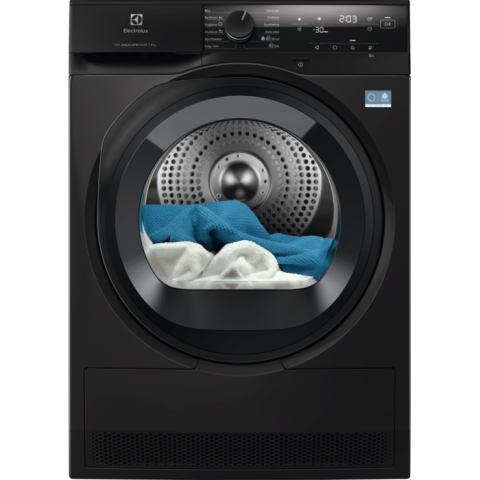 Electrocasnice - Uscător de rufe cu pompă de căldură Electrolux EW7D495UDE, capacitate 9 kg, clasa energetică A, Negru