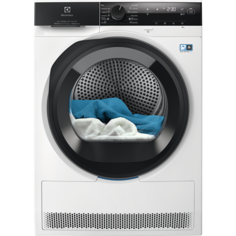 Uscatoare de rufe - Uscător de rufe cu pompă de căldură Electrolux EW8D495MC, capacitate 9 kg, clasa energetică A+++, Alb