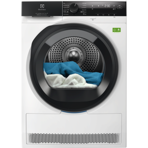 Uscatoare de rufe - Uscător de rufe cu pompă de căldură Electrolux EW8D495RCE, capacitate 9 kg, clasa energetică B, Alb