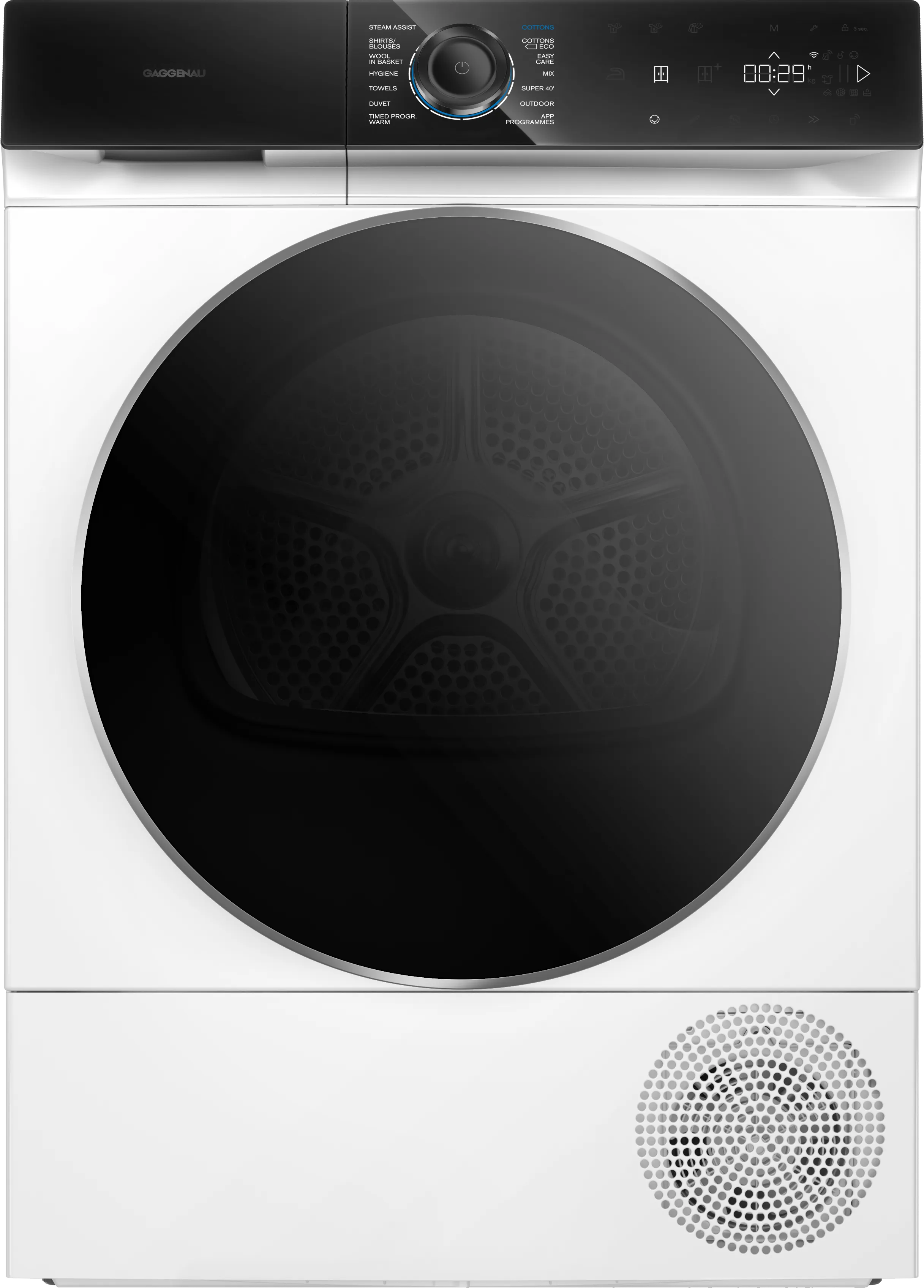 Uscatoare de rufe - Uscator de rufe Gaggenau 9 kg cu pompa de caldura si functie Smart Dry