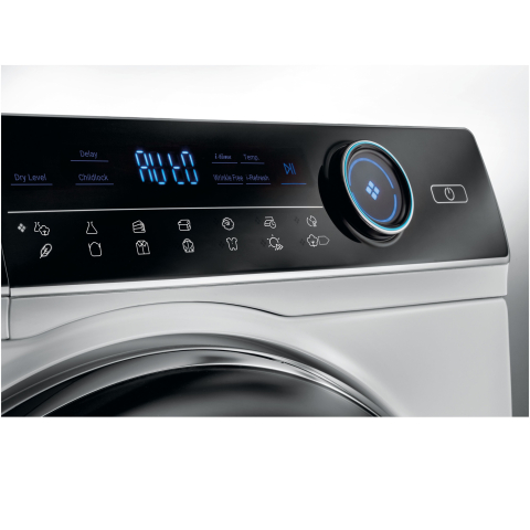 Uscator de rufe Haier HD90-A3979-S, Pompa de caldura, 9 kg, Clasa C, Motor Inverter, Dry Sensor, iRefresh, iTime, Full Time Reverse, Pillow Drum [4]