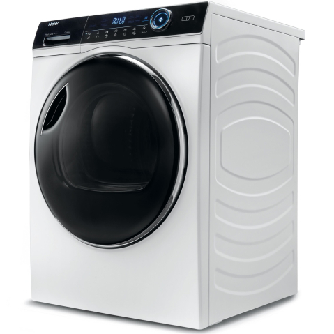 Uscator de rufe Haier HD90-A3979-S, Pompa de caldura, 9 kg, Clasa C, Motor Inverter, Dry Sensor, iRefresh, iTime, Full Time Reverse, Pillow Drum [5]