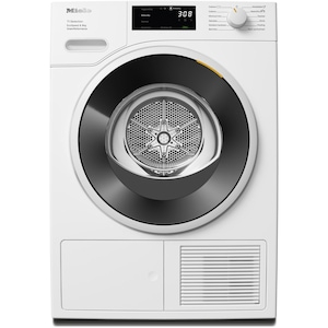 Uscatoare de rufe - Uscator de rufe Miele TEL 695 WP, Pompa de caldura, 9 kg, Miele Home, Clasa C, SteamCare, FragranceDos, Alb