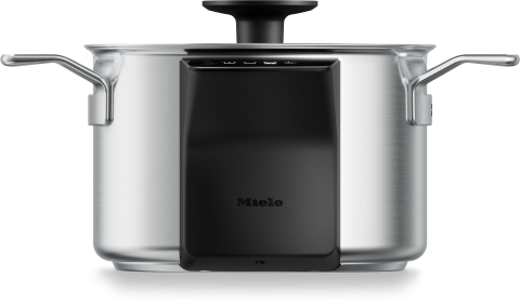 Consumabile & accesorii plite - Vas M Sense Miele KMKT 8420, 20 cm / 4 l, cu capac, pentru plite cu inducție compatibile M Sense