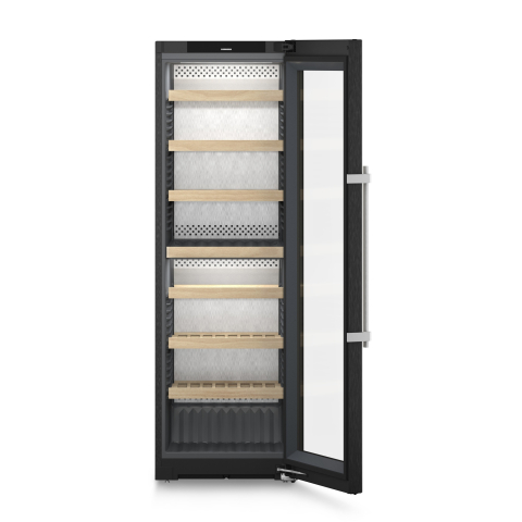 Vitrina pentru vinuri Liebherr WPbsi 5252 Vinidor, 368 l, 155 sticle, Clasa F, 185.4 cm, BlackSteel [1]