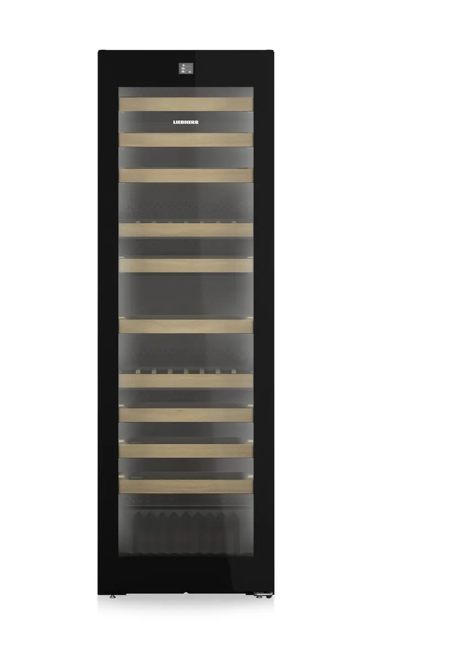 Freestanding - Vitrina pentru vinuri Liebherr WPgbi 5273 Vinidor Selection, 358 l, 104 sticle,  185.4 cm, Clasa F, BlackSteel