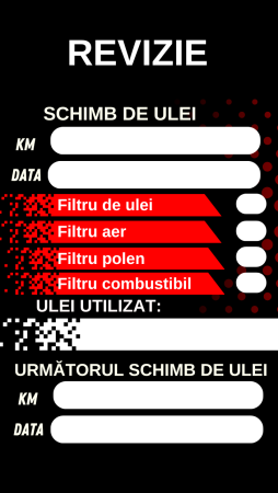 Etichete - Etichetă autocolantă de ulei personalizată / revizie / service auto / schimb ulei