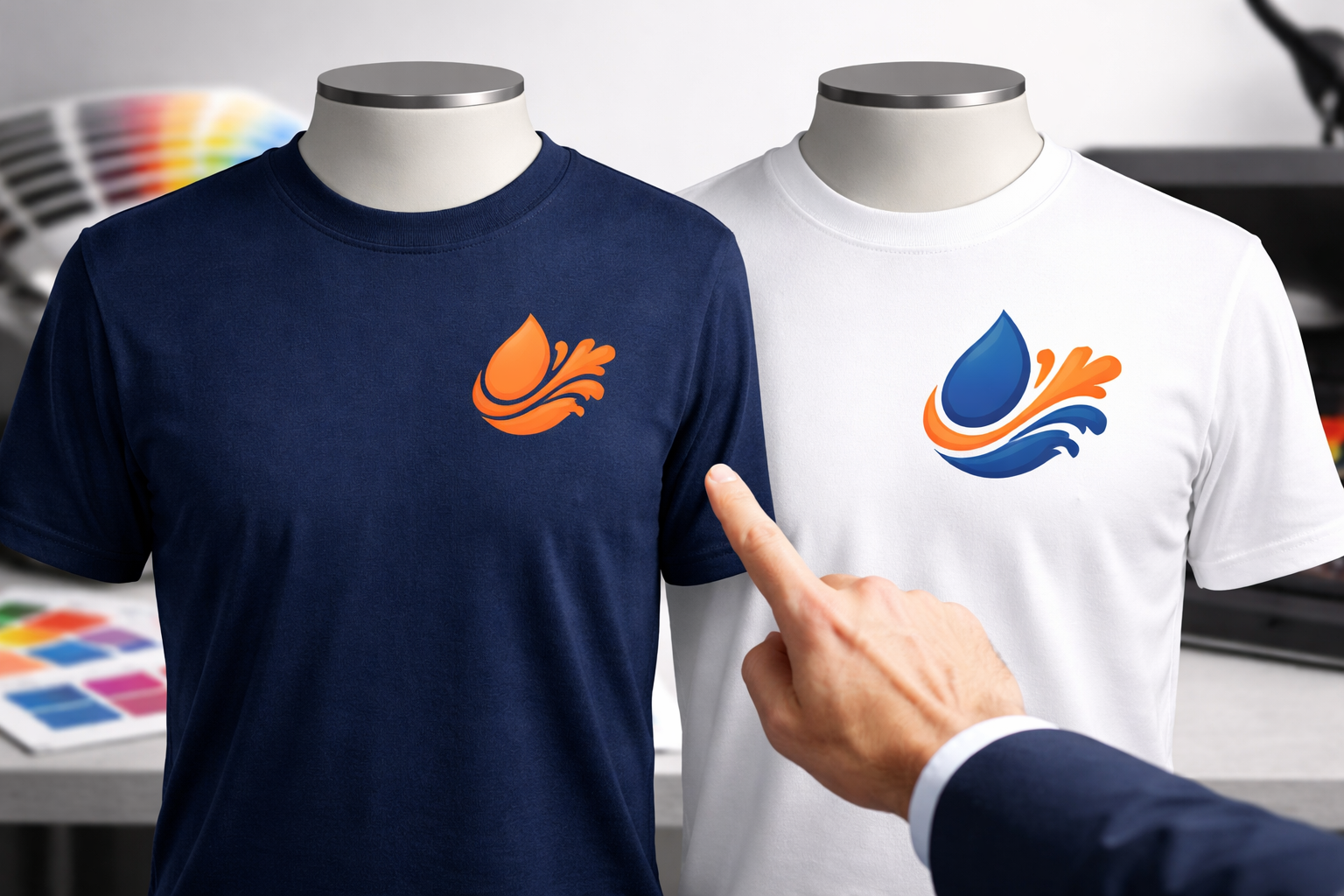 Serigrafie vs DTF pentru tricouri personalizate de firmă: ce alegi în funcție de tiraj, buget și durabilitate