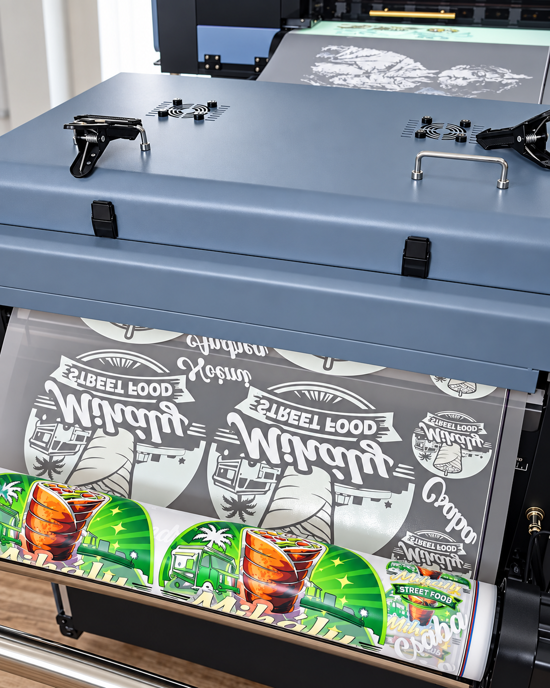 Producție DTF PrintIQ cu Prestige XL2 și Miro 24