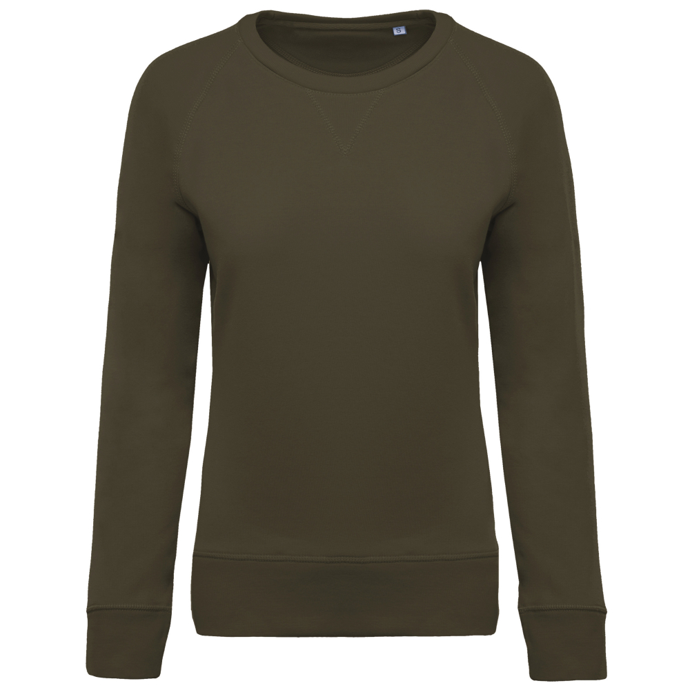 Bluza dama, 80% bumbac organic și 20% poliester reciclat,300 g/m², Kariban [11]