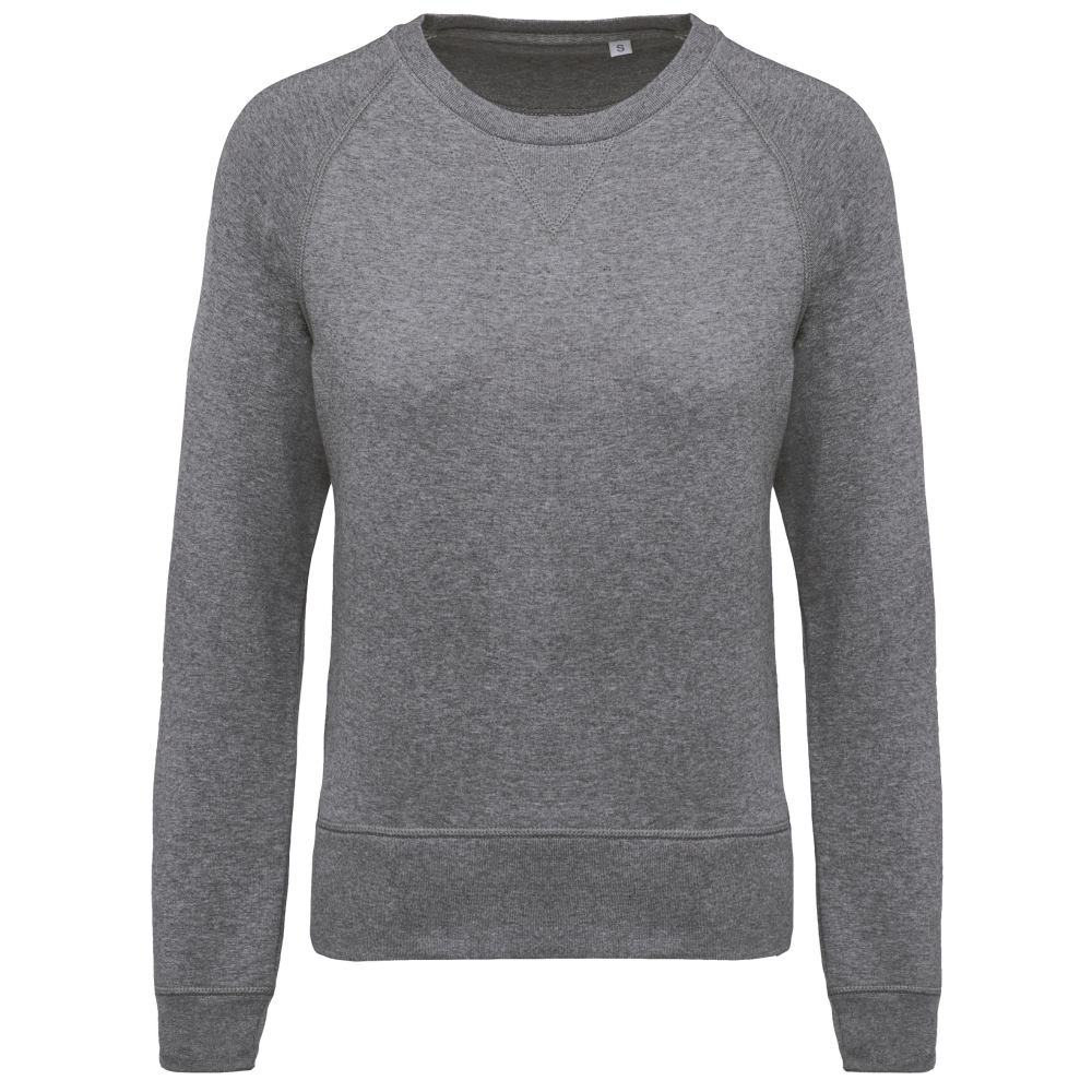 Bluza dama, 80% bumbac organic și 20% poliester reciclat,300 g/m², Kariban [9]