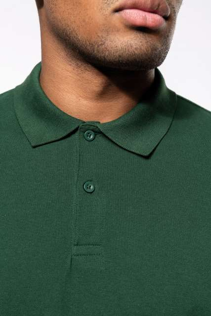 Tricou polo barbati, 100% bumbac 180 g/m2 , Kariban [2]