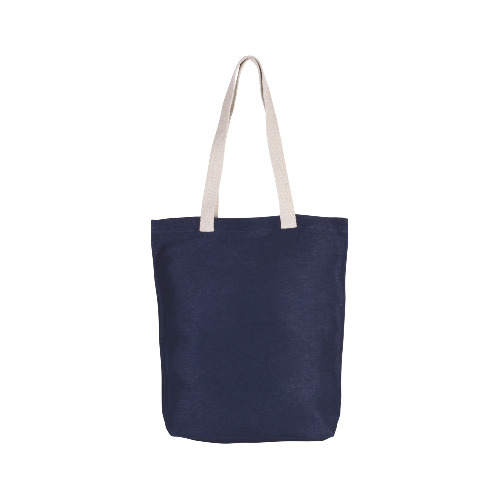 Geanta mare de cumparaturi, din panza de iuta si bumbac [7]