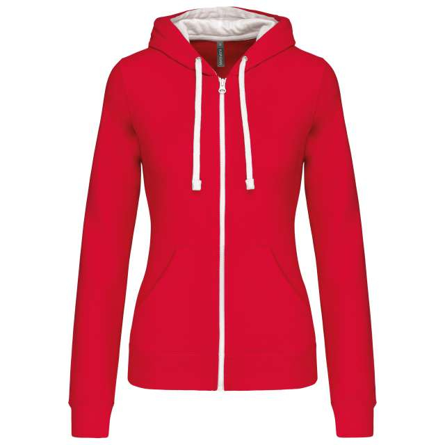 Hanorac dama zipp, 80% bumbac pieptănat / 20% poliester,280 g/m², Kariban [10]