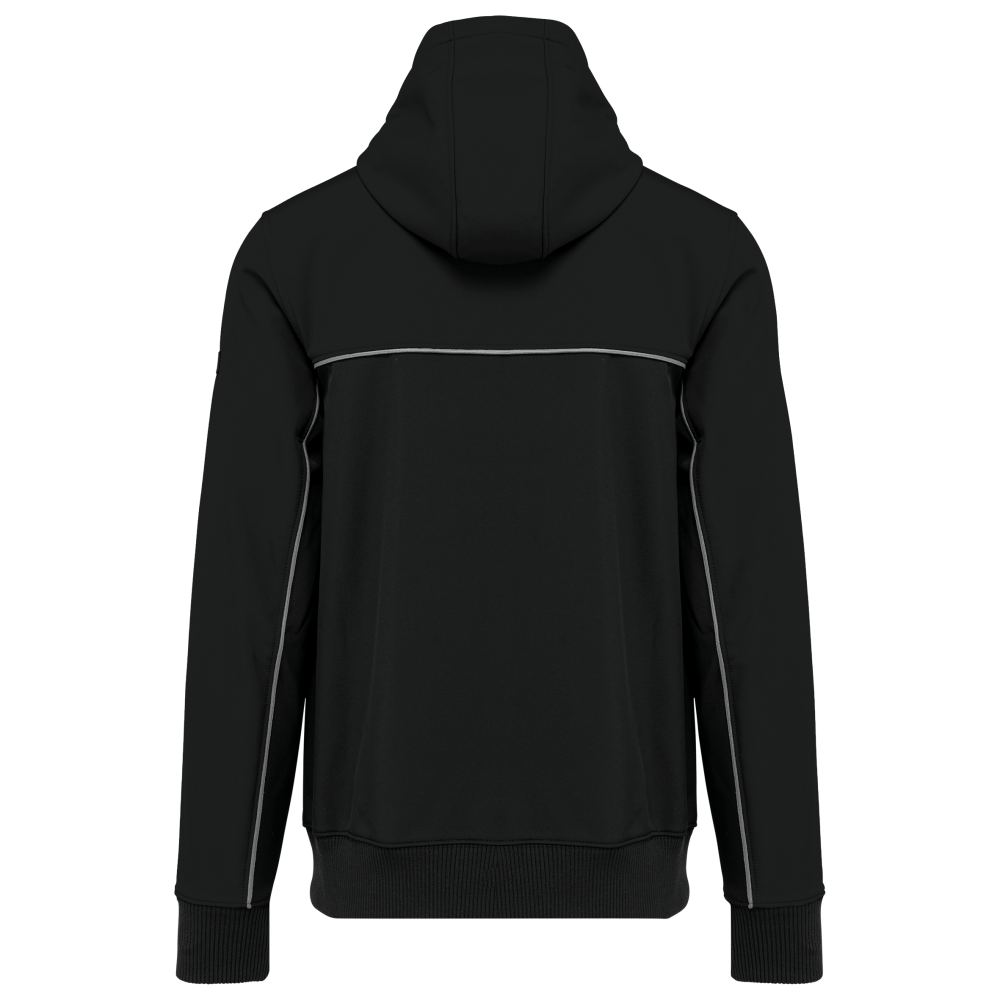 Jacheta softshell barbati, 96% poliester / 4% elastan,WK Designed to work, 300 g/m2 [8]