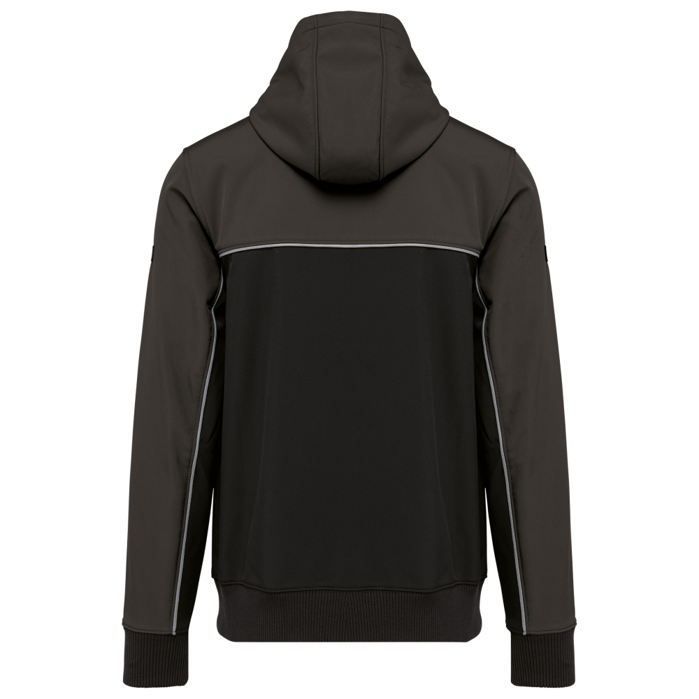 Jacheta softshell barbati, 96% poliester / 4% elastan,WK Designed to work, 300 g/m2 [9]