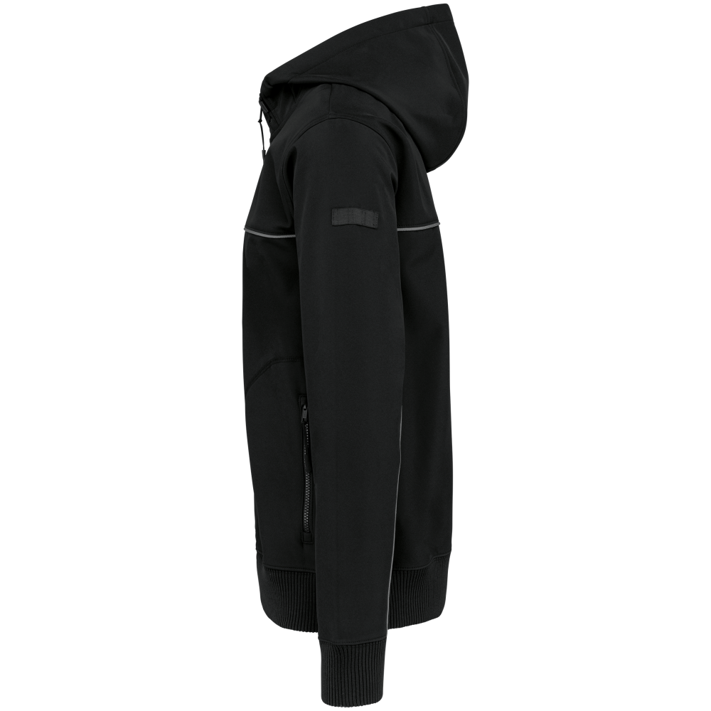 Jacheta softshell barbati, 96% poliester / 4% elastan,WK Designed to work, 300 g/m2 [23]