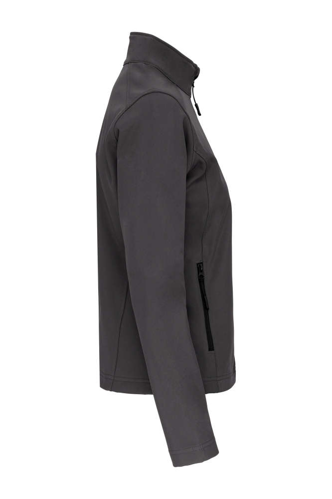Jacheta softshell dama, 95% poliester, 5% elastan, 300 g/m², Kariban [47]