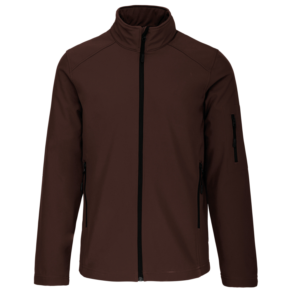 Jacheta softshell barbati, 95% poliester, 5% elastan, 300 g/m², Kariban [6]