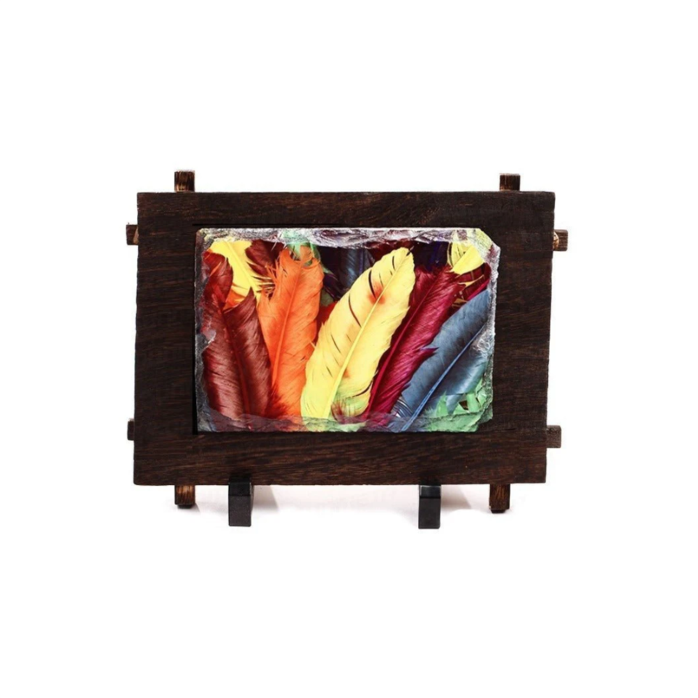 Placa ardezie pe suport de lemn [2]