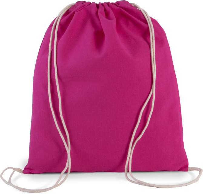 Sac de umar cu snur cu manere albe, 100% bumbac [2]