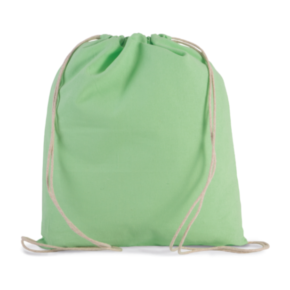 Sac de umar cu snur cu manere albe, 100% bumbac [5]