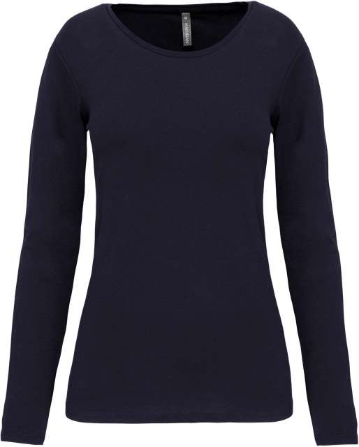 Tricou dama maneca lunga, 97% bumbac - 3% elastan 160 g/m2 , Kariban [8]