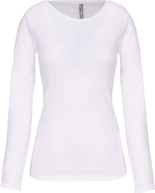 Tricou dama maneca lunga, 97% bumbac - 3% elastan 160 g/m2 , Kariban [9]