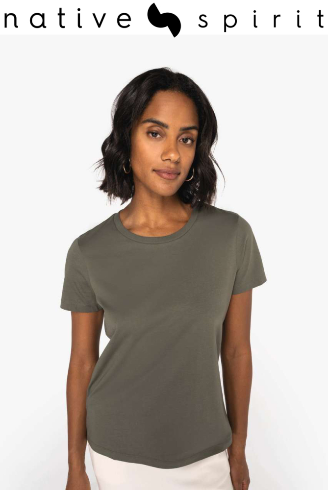 Tricou clasic dama, Native Spirit, 100% bumbac, 155 gr/m²,  Eco-Friendly [11]