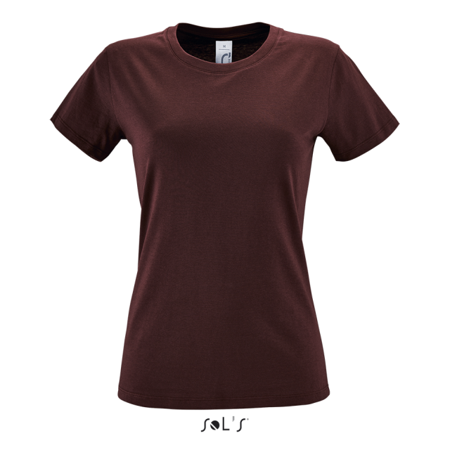 Tricou clasic dama SOL'S, 100% bumbac semi-pieptănat, 150 g/m² [23]