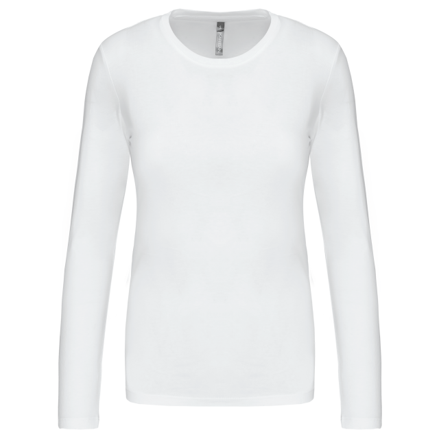 Tricou clasic maneca lunga dama, 100% bumbac,180 g/m², Kariban [17]