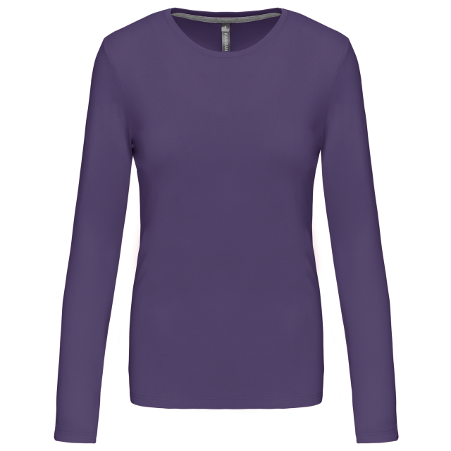 Tricou clasic maneca lunga dama, 100% bumbac,180 g/m², Kariban [13]