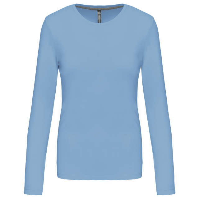 Tricou clasic maneca lunga dama, 100% bumbac,180 g/m², Kariban [15]