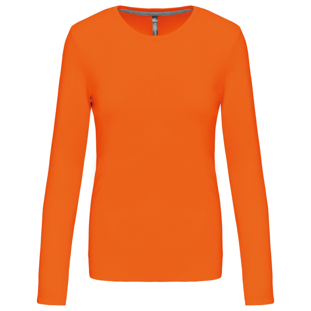 Tricou clasic maneca lunga dama, 100% bumbac,180 g/m², Kariban [11]