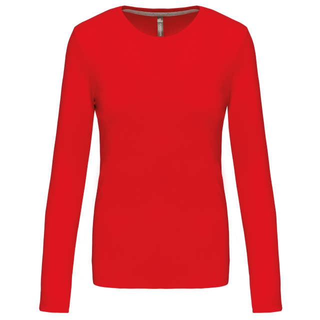 Tricou clasic maneca lunga dama, 100% bumbac,180 g/m², Kariban [14]