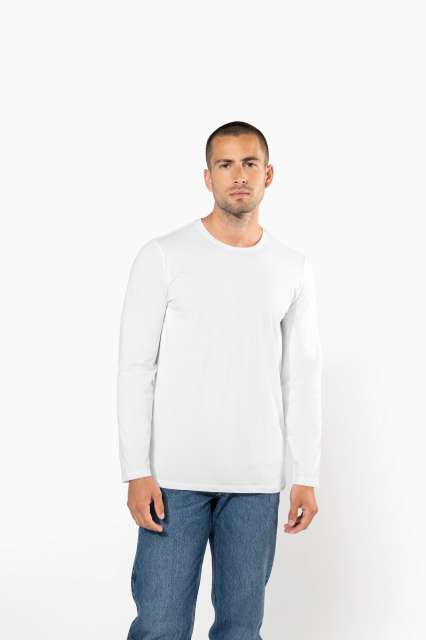Tricou barbati maneca lunga, 97% bumbac - 3% elastan 160 g/m2 , Kariban [1]