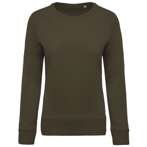 Bluza dama, 80% bumbac organic și 20% poliester reciclat,300 g/m², Kariban [10]