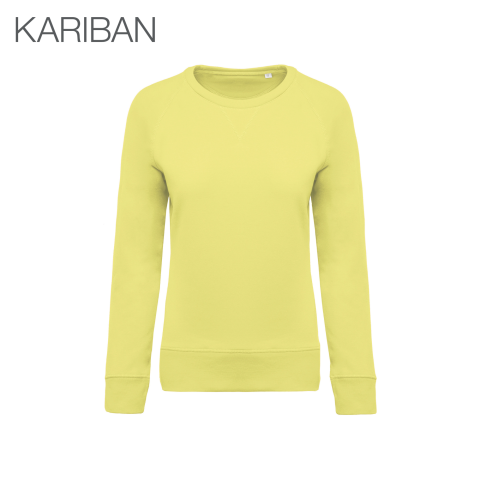 Hanorace & bluze personalizate - Bluza dama, 80% bumbac organic și 20% poliester reciclat,300 g/m², Kariban