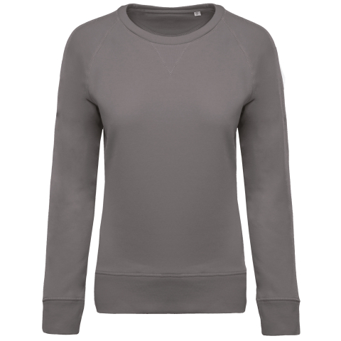 Bluza dama, 80% bumbac organic și 20% poliester reciclat,300 g/m², Kariban [22]
