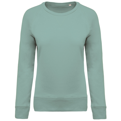 Bluza dama, 80% bumbac organic și 20% poliester reciclat,300 g/m², Kariban [18]