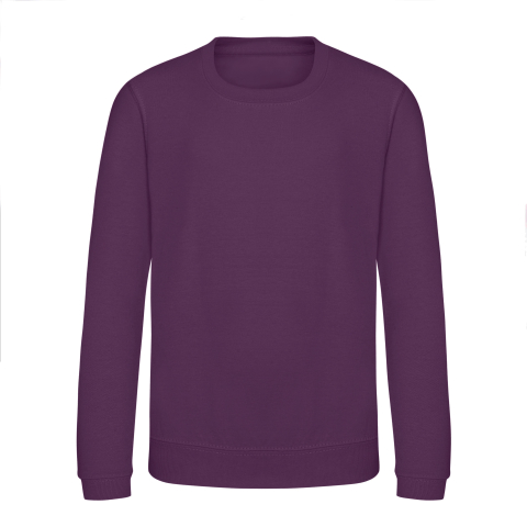 Bluza copii, 80% bumbac filat cu inele/ 20% poliester,280 g/m², AWDis [43]