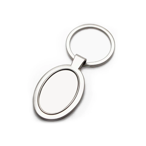 Obiecte promotionale - Breloc metalic oval