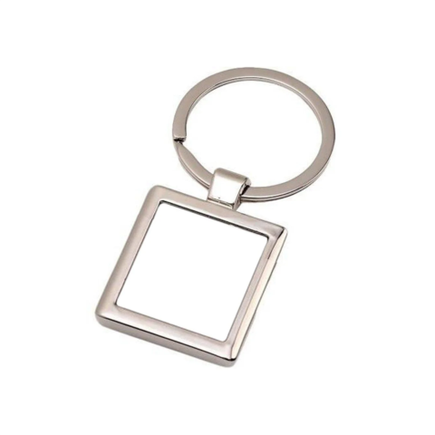 Obiecte promotionale - Breloc metalic patrat