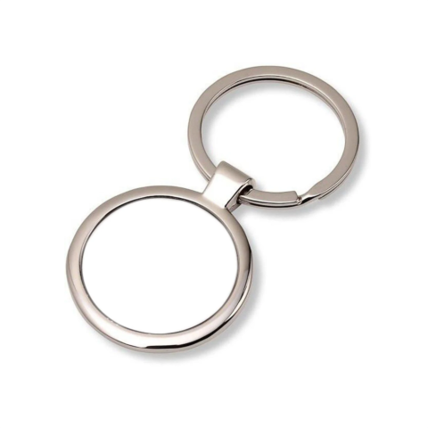 Obiecte promotionale - Breloc metalic rotund