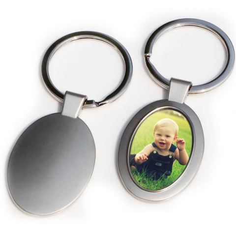 Breloc metalic oval [1]