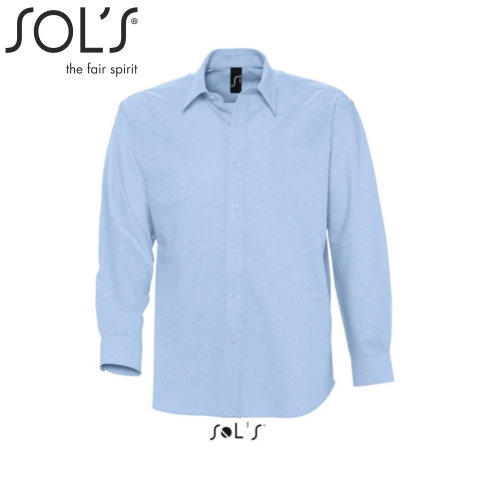 Sorturi & uniforme HoReCa - Camasa barbati maneca lunga, 70% bumbac - 30% poliester, 135 g/m² SOL'S