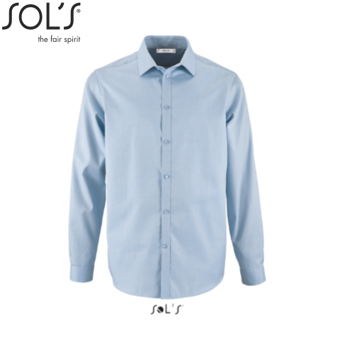 Sorturi & uniforme HoReCa - Camasa barbati maneca lunga, 82% bumbac - 18% poliester,125 g/m2 SOL'S
