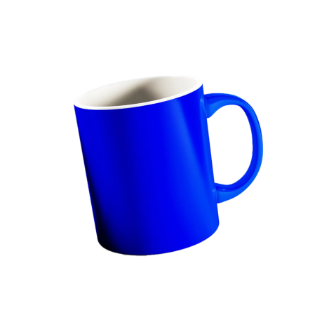 Obiecte promotionale - Cana termosensibila albastra mata